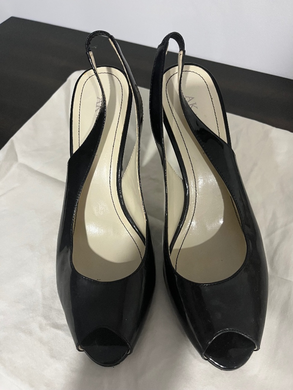 AK sling back heels